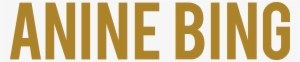 Anine Bing Logo Gold - Anine Bing
