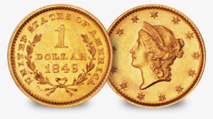 The Complete History Of Gold $1 - Coin