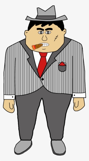 Tony - Mafia Cartoon Transparent