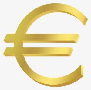 Euro Symbol Gold - Currency Of Europe Symbol