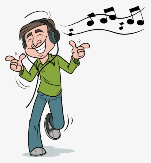 Big Image - Gif Listen To Music Clipart