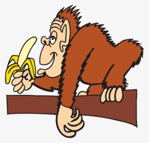 People Clipart Banana - Monkeys Eating Bananas Clipart