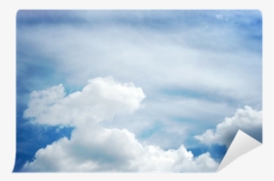 The Blue Sky With Clouds, Background Wall Mural • Pixers® - Star