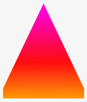 Rainbow Birthday Party Hat - Red Triangle Png