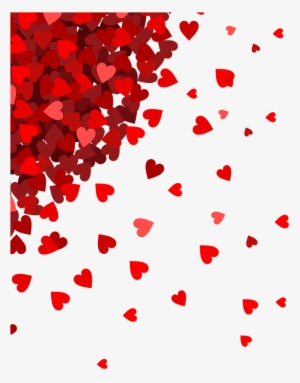 Very Small Hearts In Corner Png - Valentines Day Background Png