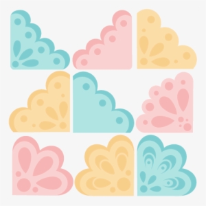 Corner Set Svg Cutting Files For Scrapbooking Corner - Cute Corner Png