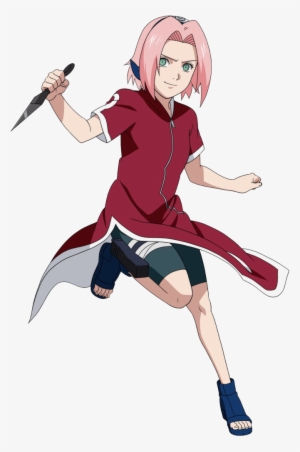Sakura Part I Full Short Hair - Sakura Haruno Png