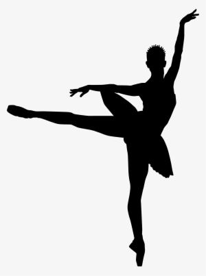 Ballerina Clipart Silhouette Png - Silhouette Ballet Png