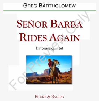 Senor Barba Rides Again Thumbnail Senor Barba Rides - Poster