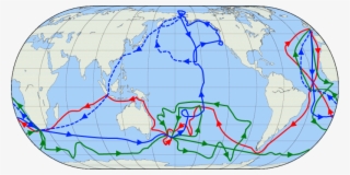 Cook Three Voyages 59 - James Cook Voyages Map
