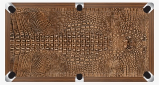Brown Crocodile Custom Made Printed Pool Snooker Billiard - Graffiti Snooker