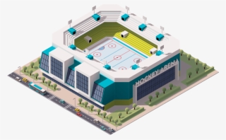 Stadium Png - Isometric Hockey Rink