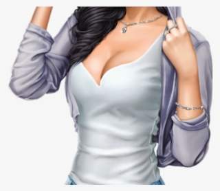 Fantasy Girl Clipart Mujeres - Art Illustration 3d Girl