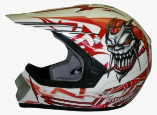 X11-skullred - Motorcycle Helmet