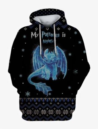 3d Toothless How To Train Your Dragon Full Print T - My Patronus Is A Night Fury