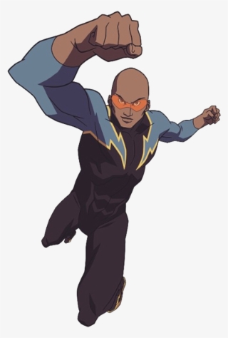 Black Lightning, Justice League, Dc Comics, Modern, - Cartoon
