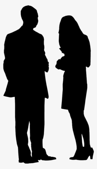 Businessman Silhouette - Front Person Walking Png