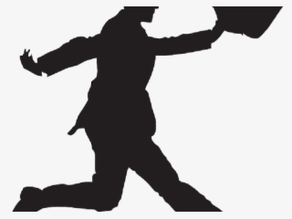 Businessman Clipart Briefcase Silhouette - Running Man With Briefcase Silhouette