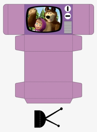 Tv Masha E O Urso Para Imprimir