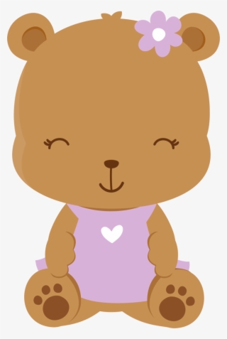 Easter Clipart Bear - Desenho Fofo Ursinho Png