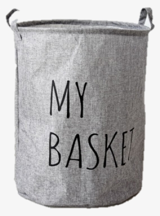 Gray Laundry Basket - Gunny Sack