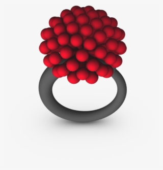Red Med Allium Ring - Ring