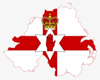 Open - Northern Ireland Flag Map