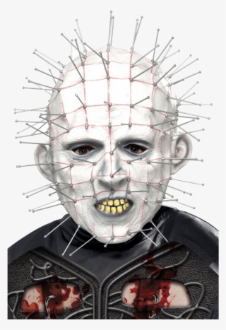 Adult Halloween Pinhead Mask - Pinhead Mask