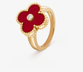 Vintage Alhambra Ring - Van Cleef Green Ring