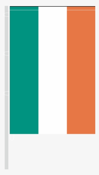 Vertical Flag With Tunnel - Irish Flag Vertical
