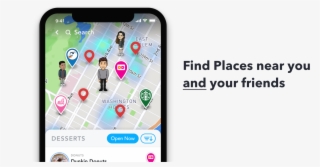 Places Are Represented By Branded Location Pins And - Iphone
