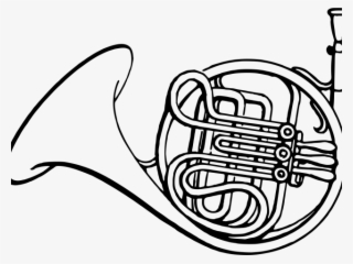 How To Draw A French Horn - French Horn Coloring Pages