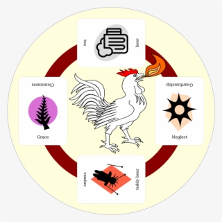 Nothing Normally Creepy About A Watching Doll - Black And White Alpana Design