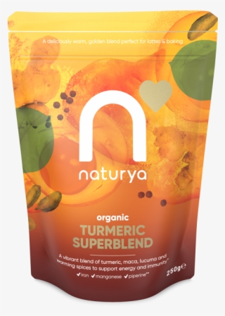 Naturya Turmeric Superblend Pouch Front - Naturya Organic Turmeric Superblend