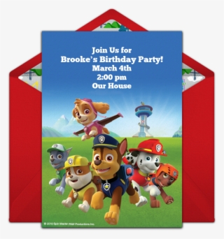 Paw Patrol Ready For Action Online Invitation - Paw Patrol Live In Manila