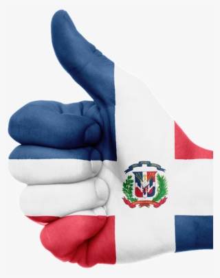 Bandera Dominicana Png - Dominican Republic Flag Hand