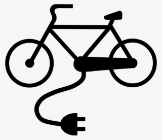 Electric Cable Bike Icon 1 - Simple Bike Drawing