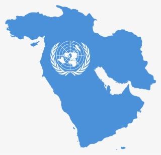 Flag Map Of The Middle East - Middle East Map Logo