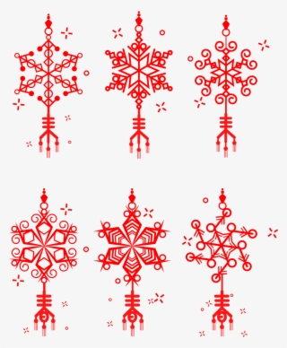 Chinese Knot Spring Word Creative Snowflake Element