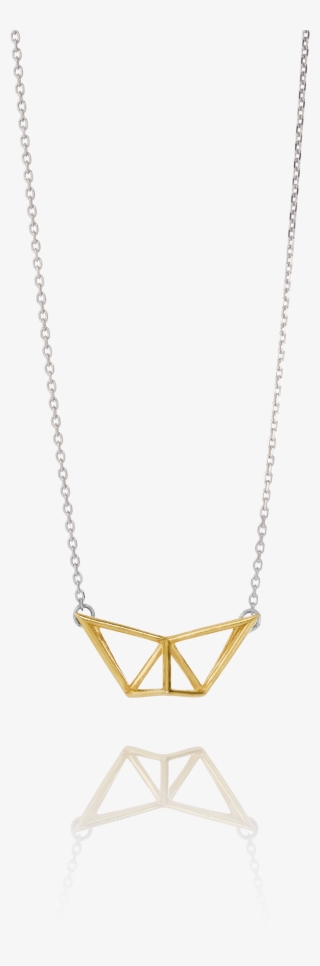 Gold Plated Silver Pendant On 45cm, 55cm Or 80cm Silver - Necklace