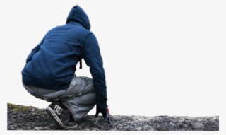 Model Sticker - Sitting