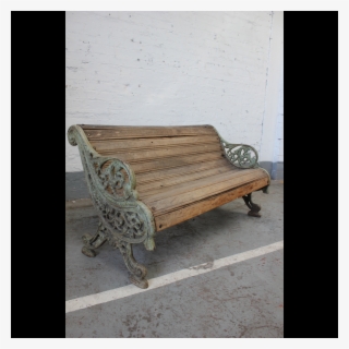0012003 Light Wooden Park Bench X1 - Bench