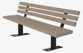 Dog Park Trail Bench With Back - Trail Benches