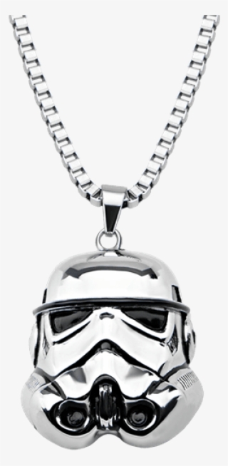 Stormtrooper 3d Stainless Steel Pendant Necklace - Locket