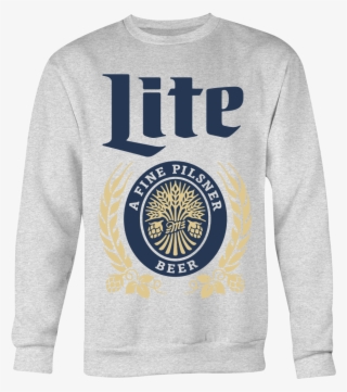 Miller Lite Sweatshirt Hoodie Long Sleeve T-shirt Miller - Miller Lite Sweatshirt
