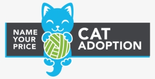 Cat Adoption Logo - Kitten Logo