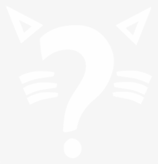 Cat Logo 2 Transparent White - Graphic Design