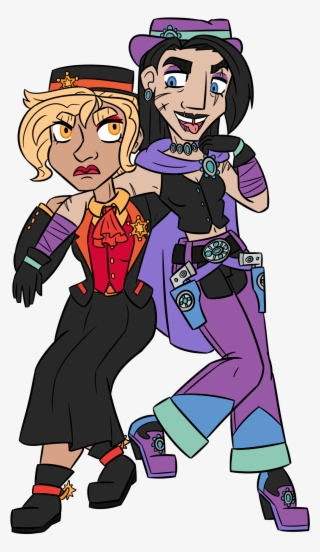 Sienna And Dusky - Cartoon