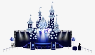 Influenced By The Diamond Disney Castle Seen On Some - Spire