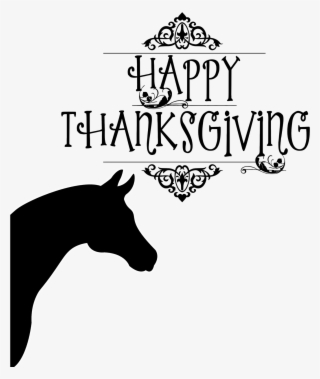 Free Horse Thanksgiving Clipart - Stallion